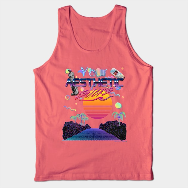 A E S T H E T I C Tank Top by WallHaxx